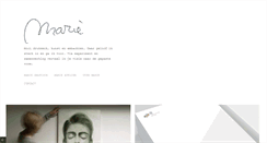 Desktop Screenshot of marieverdurmen.be
